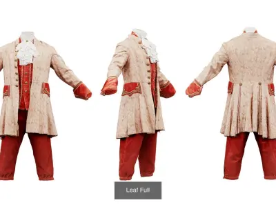 32 Cosplay Outfits 3D Model Pack