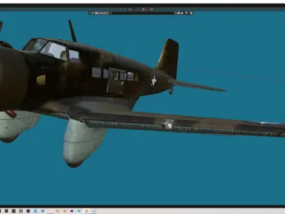 Northrop delta Free 3D model