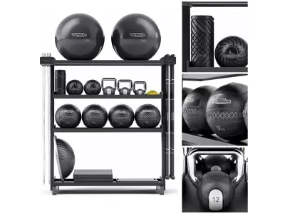 Fitness set Technogym SKILLTOOLS Kit 3D model