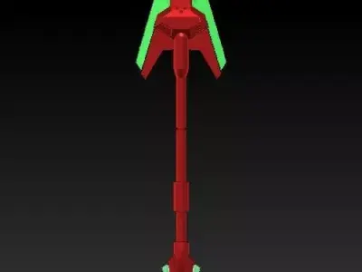 Darilbalde  Beam Polearm from MSG The Witch from Mercury Free 3D print model