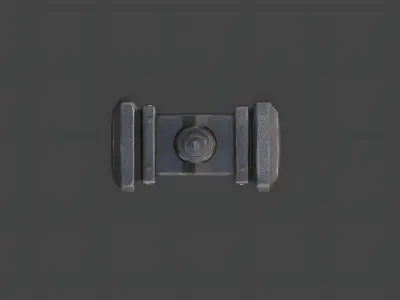 Dwarven steel hammer Free low-poly 3D model