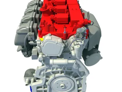Red Engine 3D model