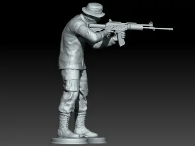 Guerrilla Figther -3D Print 3D print model purchase