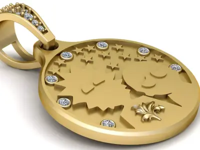 Performance Diamond Pendant 3D print model