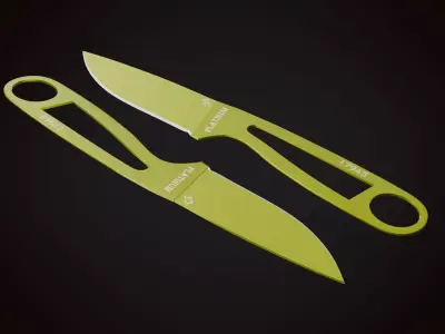 Knife 1 G Low-poly 3D model