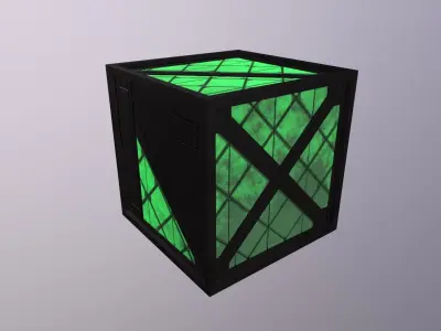 Box Valorant Low-poly 3D model