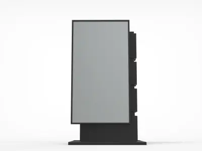 Outdoor Advertising Stand V3 3D model