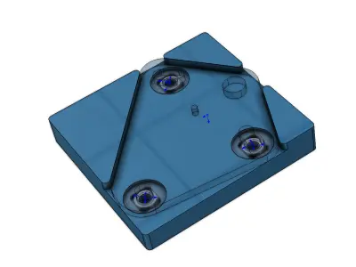 Dispositivo de Torque da Chapa Plate Torque Device 3D model