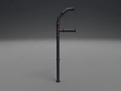 Pipe Set - Waterpipes - Construction Pipes Low-poly 3D model