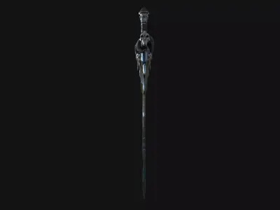 Frostmourne Low-poly 3D model
