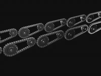 Drive chain gear 3D model