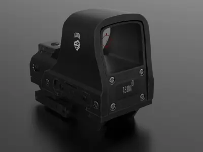 Holosun 510C Gen1 Low-poly 3D model