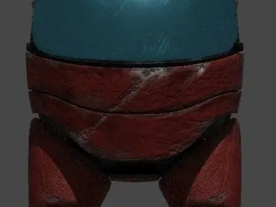 Realistic AmongUs Crewmate 3D model