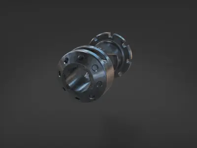 muzzle brake vol10 3D model