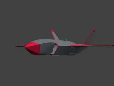 MQ-28 Ghost Bat Boeing 3D print model