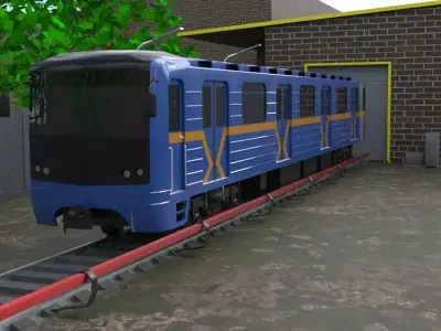 81-7080 Low Low-poly 3D model