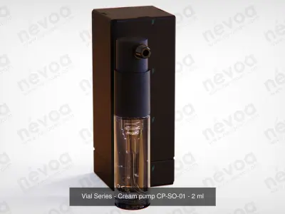 Vial Series - Mist sprayer - Cream pump - 1-5 - 5 ml 3D Model Pack