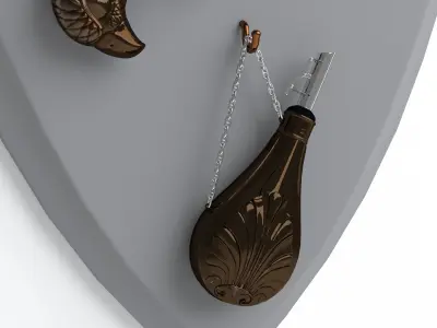 Musket stand 3D model