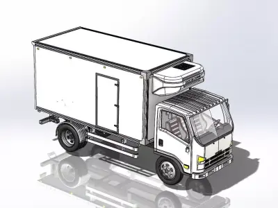 Refrigerated Truck  3D model
