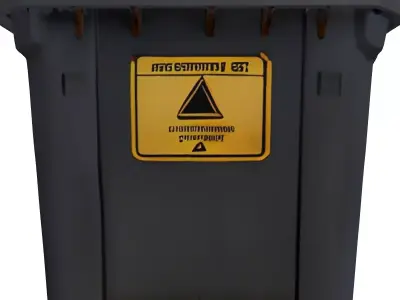 Industrial Storage Container Box 3D model