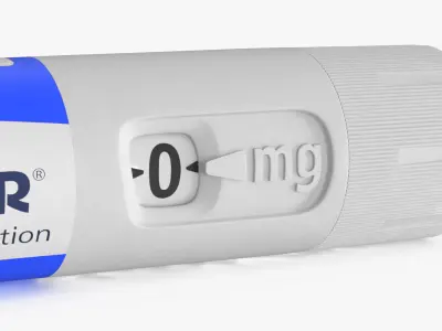 MedicalDevice Prefilled Injection Pen 3D model
