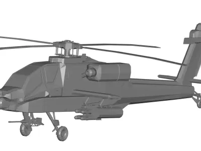 AH-64 Apache 3D model
