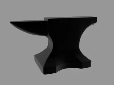Anvil Low-poly 3D model