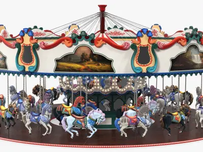 Amusement Park Rides Collection 2 3D model