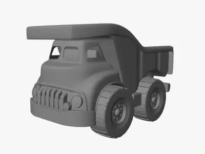 Truck Toy 3D Print model 3D model