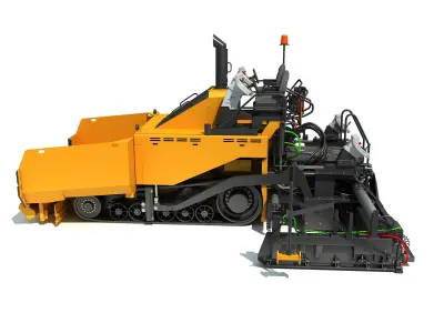 Asphalt Paver 3D model purchase