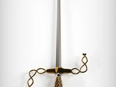 Rapier sword 3D model