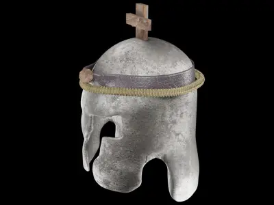 Knight Helmet 3D model buy