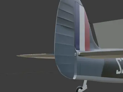 Spitfire Mk Vb 3D model
