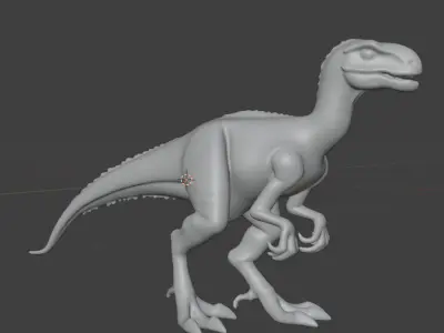 Velociraptor 3D Model 3D model