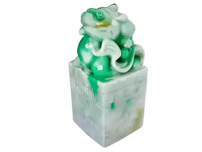 imperial jade seal 3D model