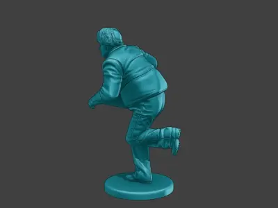 Actual Male Truck Driver AMTD 008 3D print model