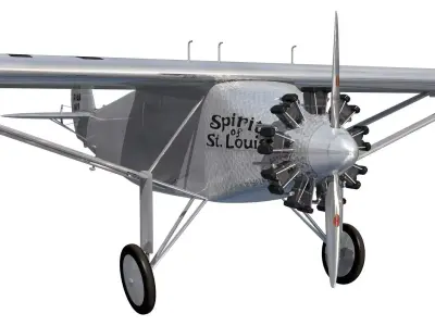 Ryan NYP-1 Spirit of St Louis 3D model