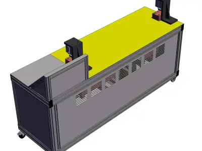 Current transformer test bench 3D model