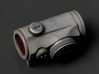 Aimpoint Micro T-1 Game-Ready PBR Low-Poly VR AR 3d model Low-poly 3D model