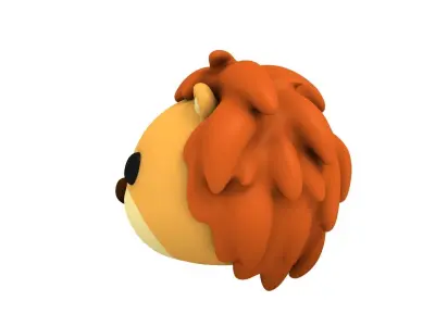 Lion Head 3D model order