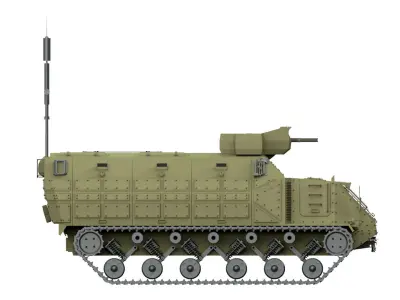 Concept Military Tank 3D model