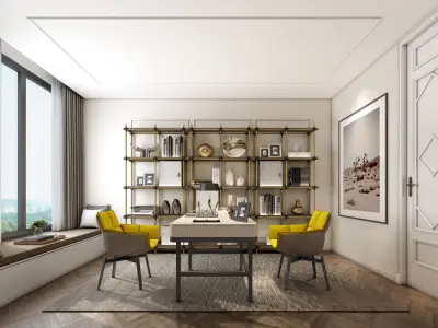 office room 3D model purchase