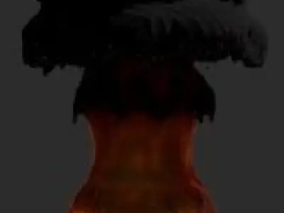 HD Fire Ball Free 3D model