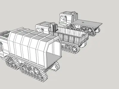 Large Utility Truck 3D print model