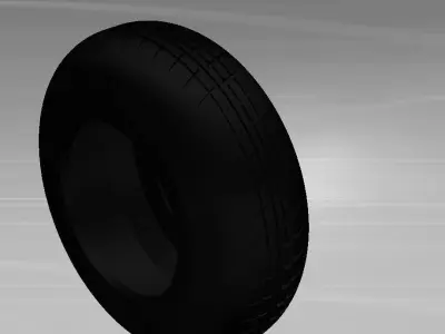 Car Tyre Free 3D model Polygon mesh