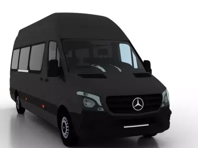 Mercedes Benz Sprinter L3H3 2015 Passenger EU 3D model