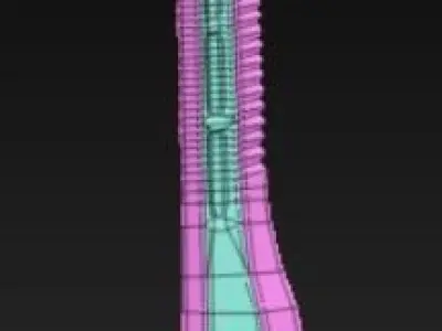 Sword Low Poly  Ready for Game Low-poly 3D model