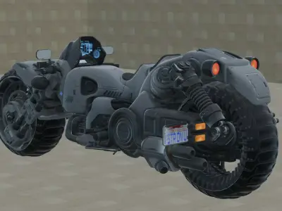 SUPER HEAVY BIKE 3D model