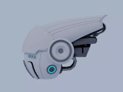 Drone Scout Low-poly 3D model