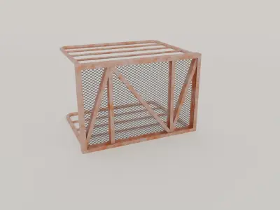 Rusty Old Catwalk segment 3D model